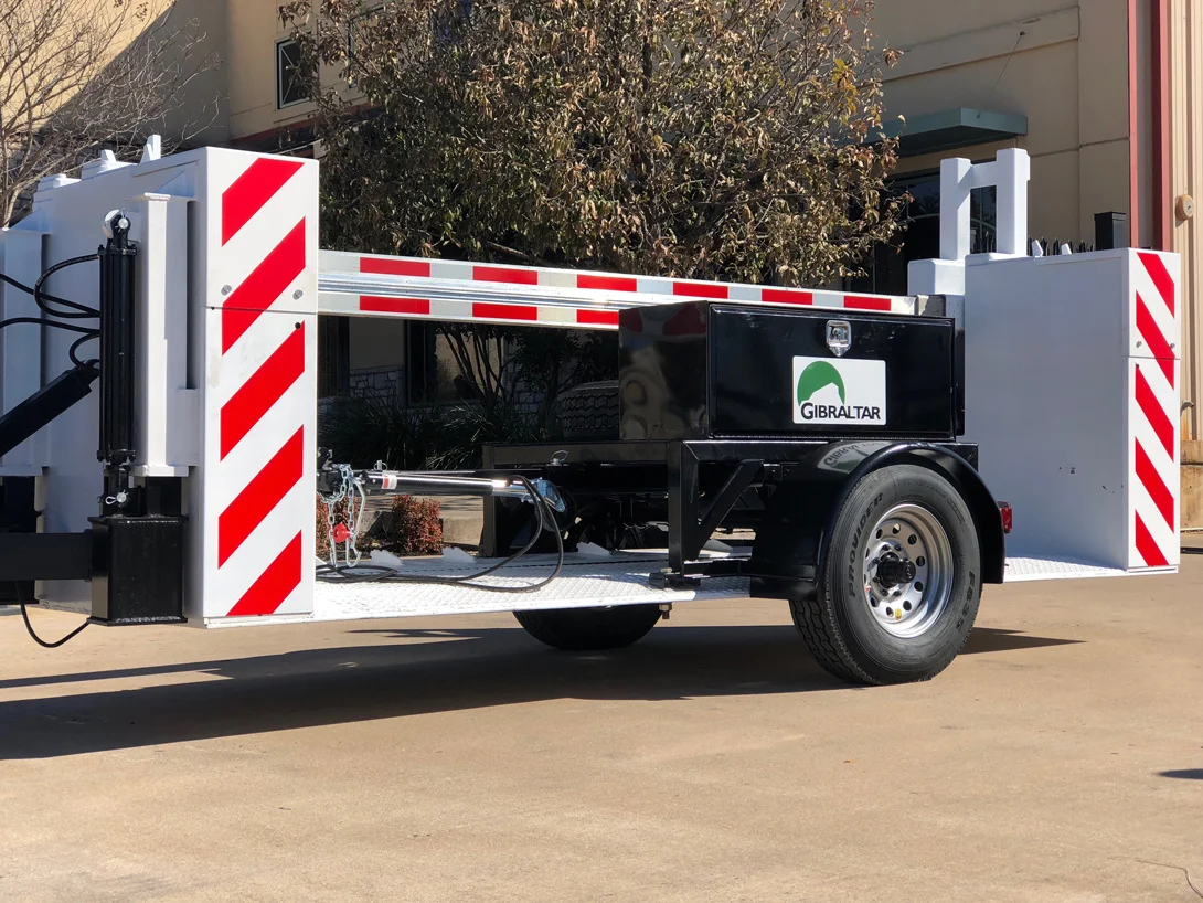 portable drop arm barrier