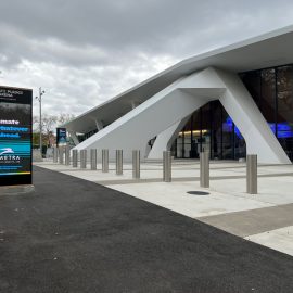 climate pledge arena gibraltar bollards