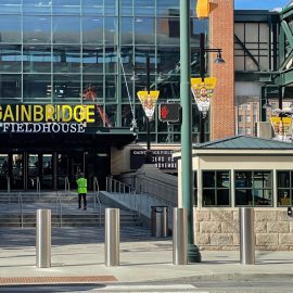 gainbridge fieldhouse gibraltar bollards