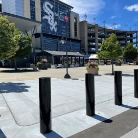 guaranteed rate field gibraltar bollards