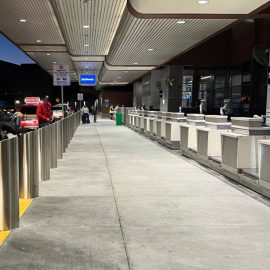 harry reid international airport gibraltar perimeter security bollards 2