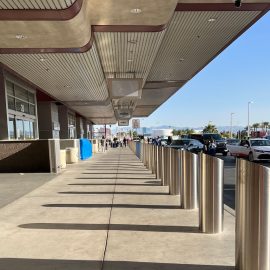 harry reid international airport gibraltar perimeter security bollards